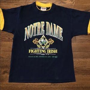 Vintage 80’s Notre Dame Fighting Irish T Shirt
